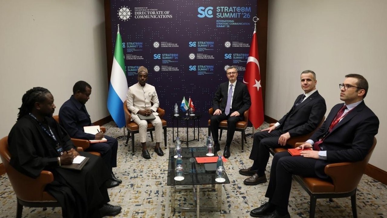 İletişim Başkanı Duran, Sierra Leone Enformasyon ve Yurttaşlık Eğitim Bakanı Bah ile görüştü
