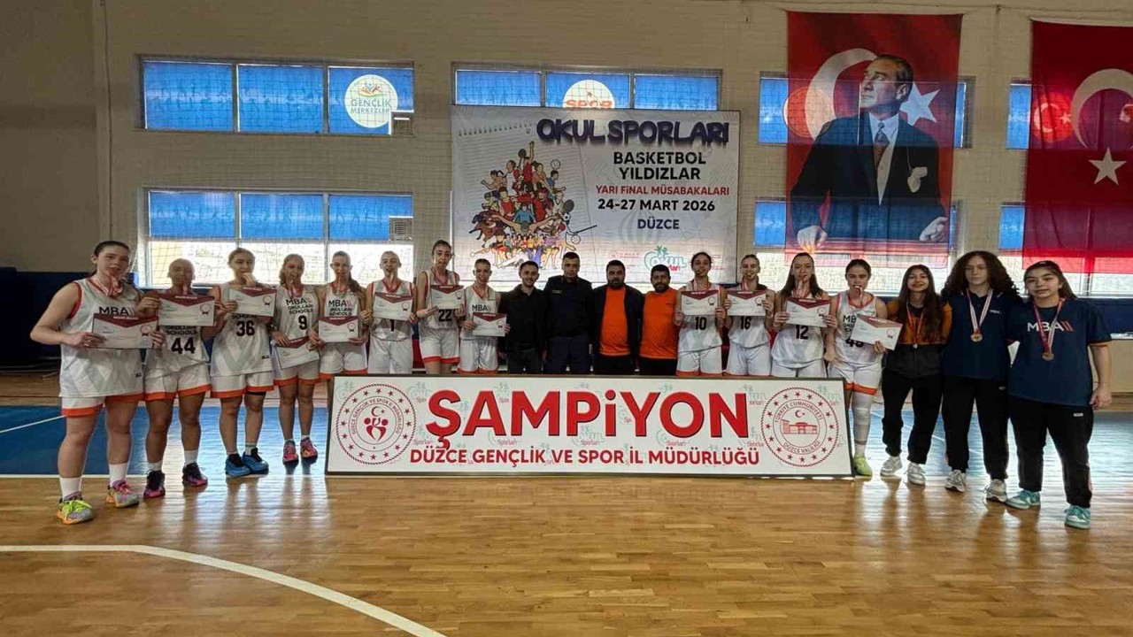 Okul sporları yıldızlar basketbol yarı finalde şampiyonlar belli oldu
