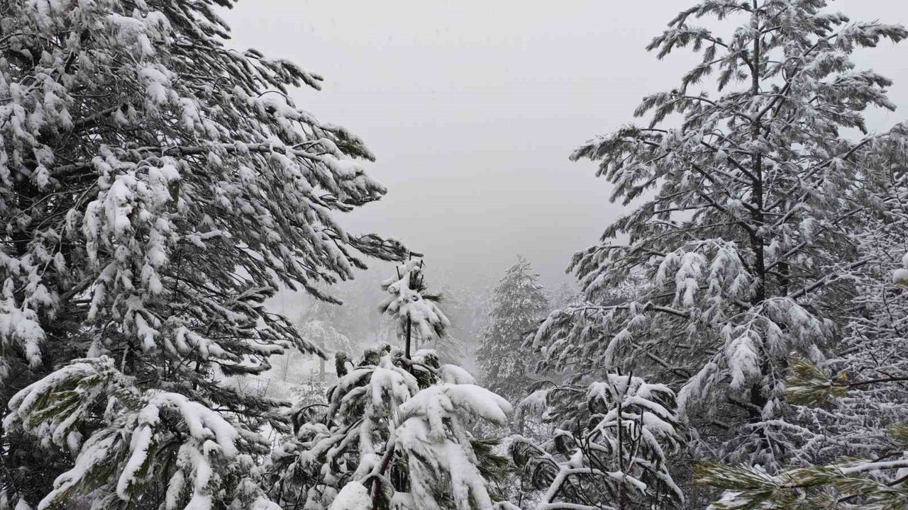 Demirci’nin yüksek kesimlerinde kar yağışı etkili oluyor
