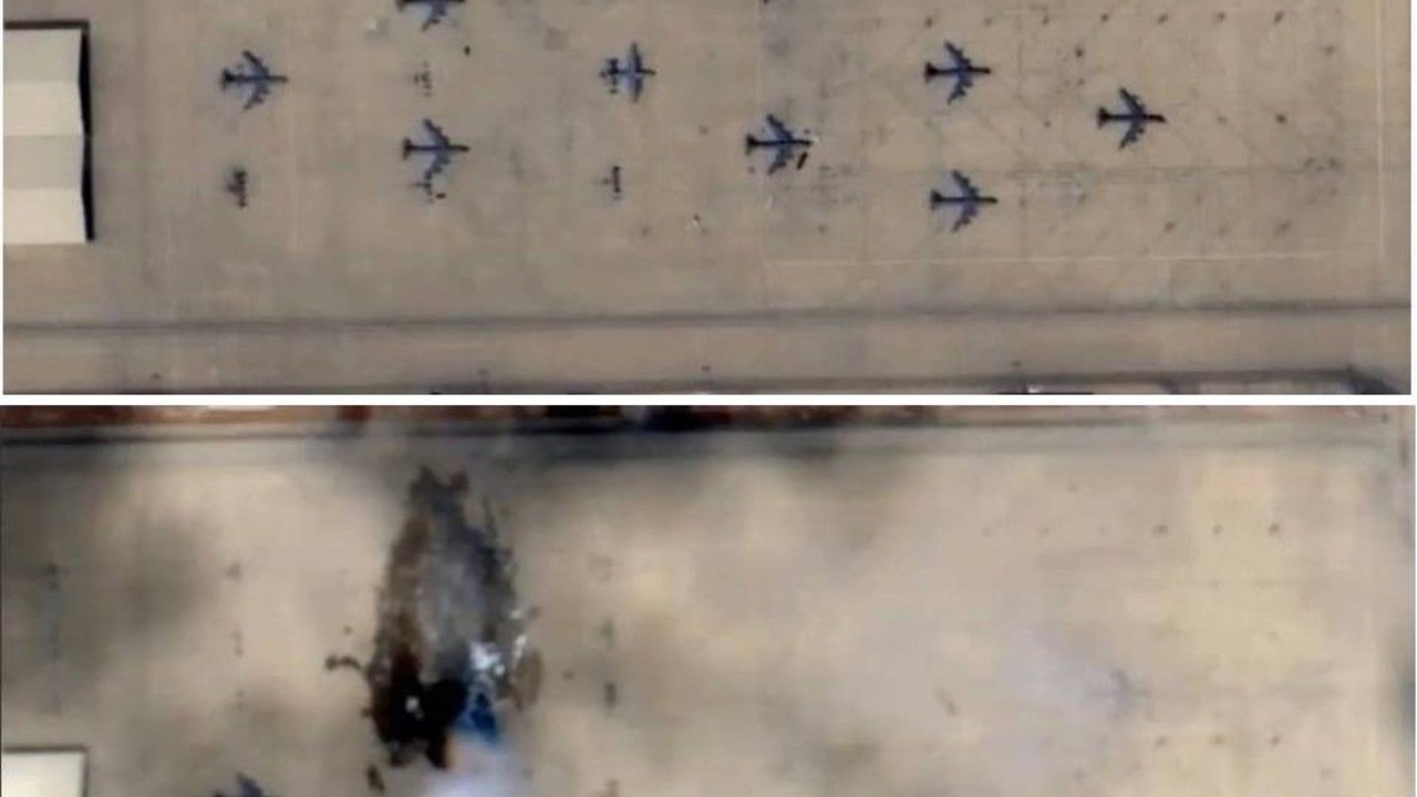 İran’ın Prens Sultan Üssü saldırısında vurulan E-3 Sentry’nin görüntüleri yayımlandı
