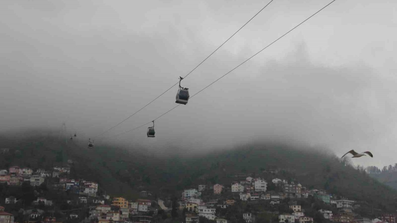 Ordu’nun ‘seyir terası’nda sis güzelliği
