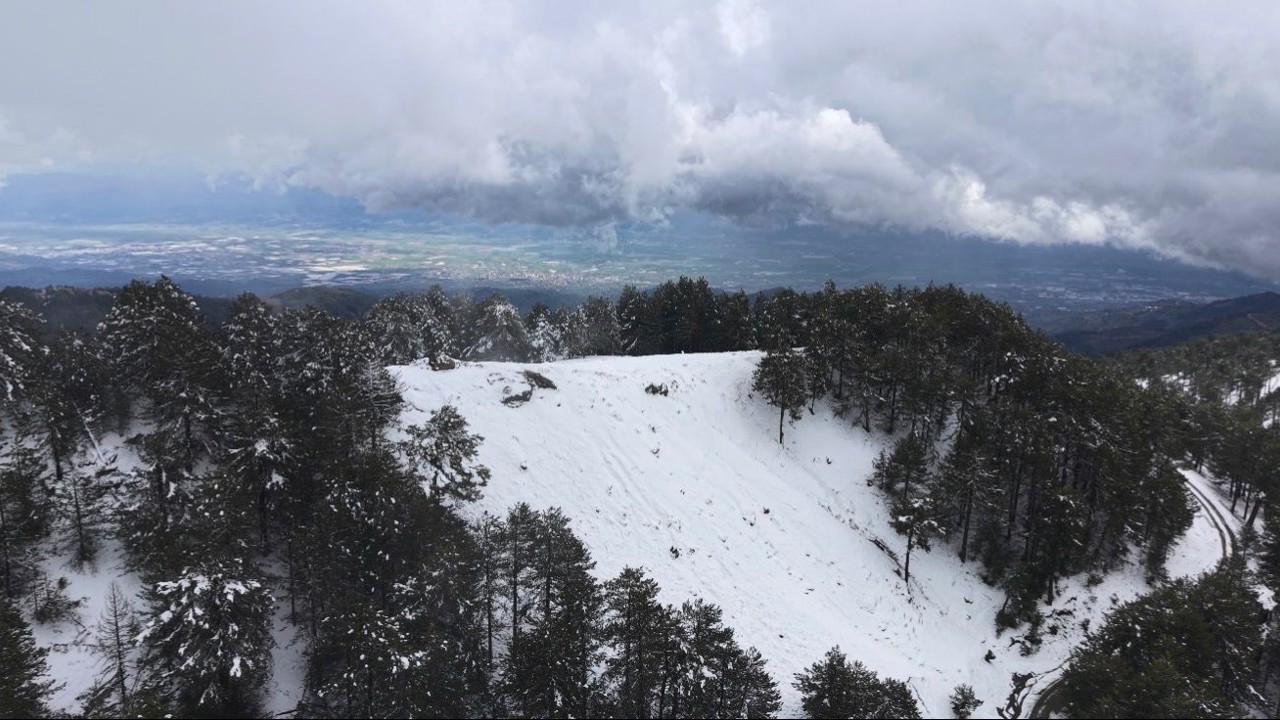 Aydın’a bahar ayında kış sürprizi
