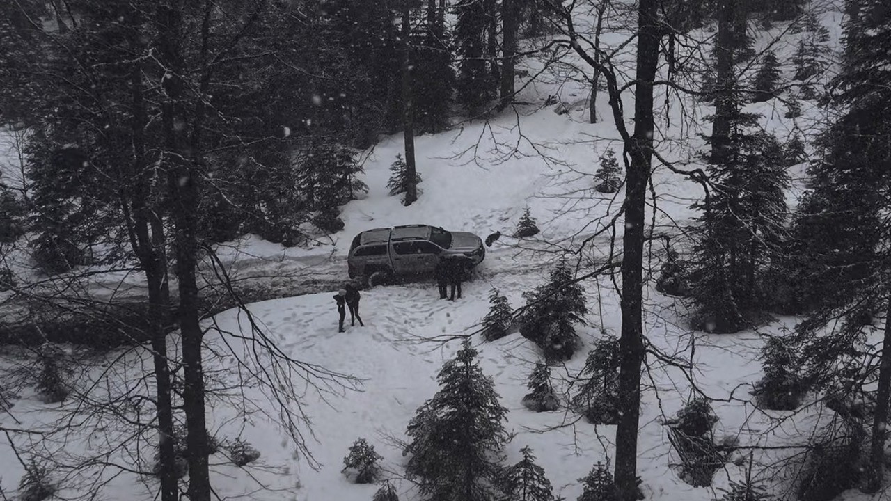Off-Road tutkunları karla buluştu
