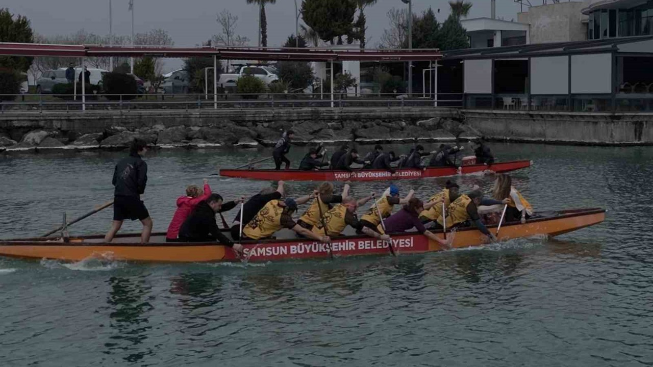 Sisli havaya rağmen kıyasıya rekabet: Dragon Boat Ligi’nde Mart heyecanı
