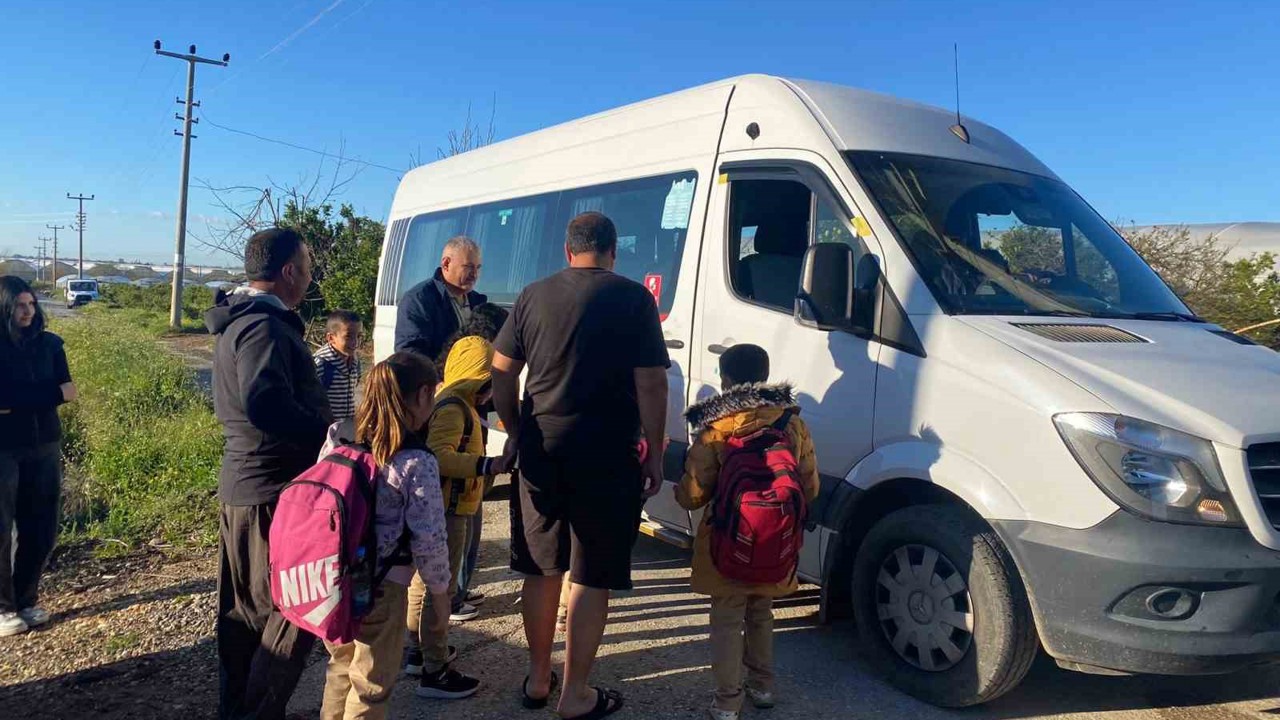 Traktör kasalarında eğitim yolculuğunda mutlu son
