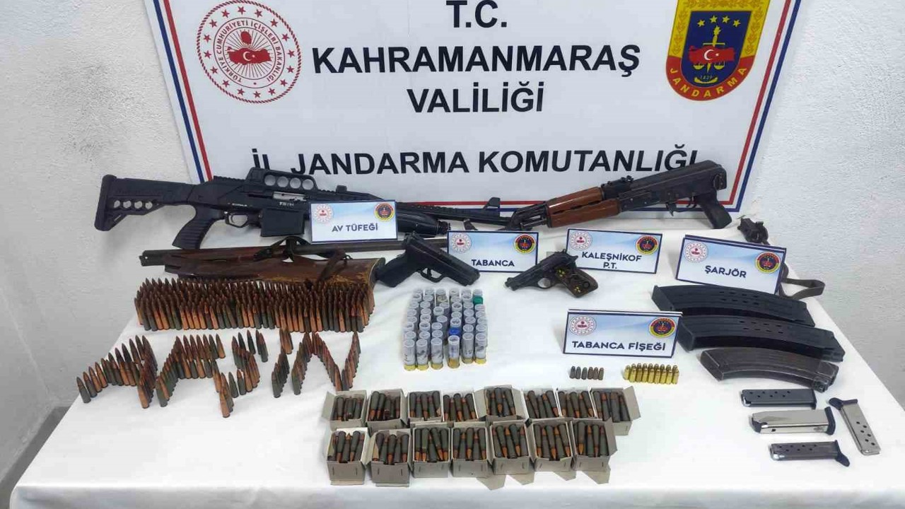 Kahramanmaraş’ta silah kaçakçılığı operasyonunda 1 tutuklama

