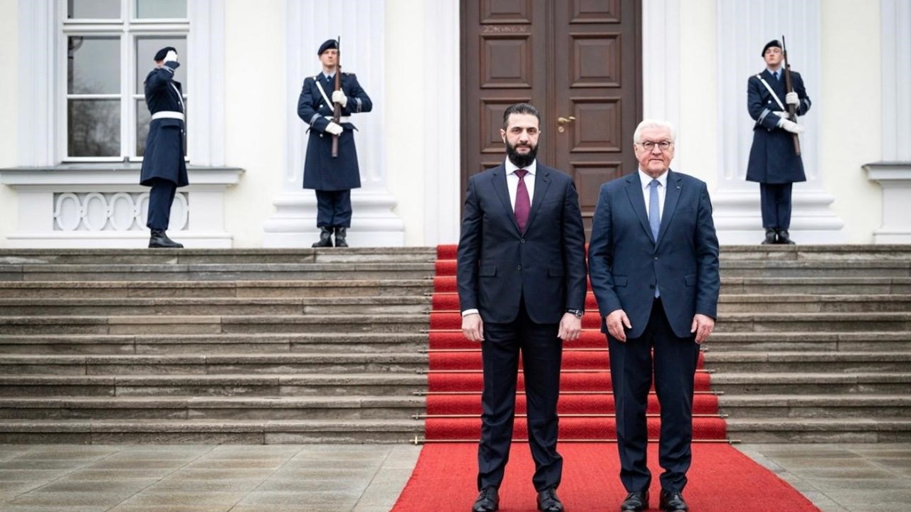 Almanya Cumhurbaşkanı Steinmeier, Suriyeli mevkidaşı eş-Şara ile görüştü
