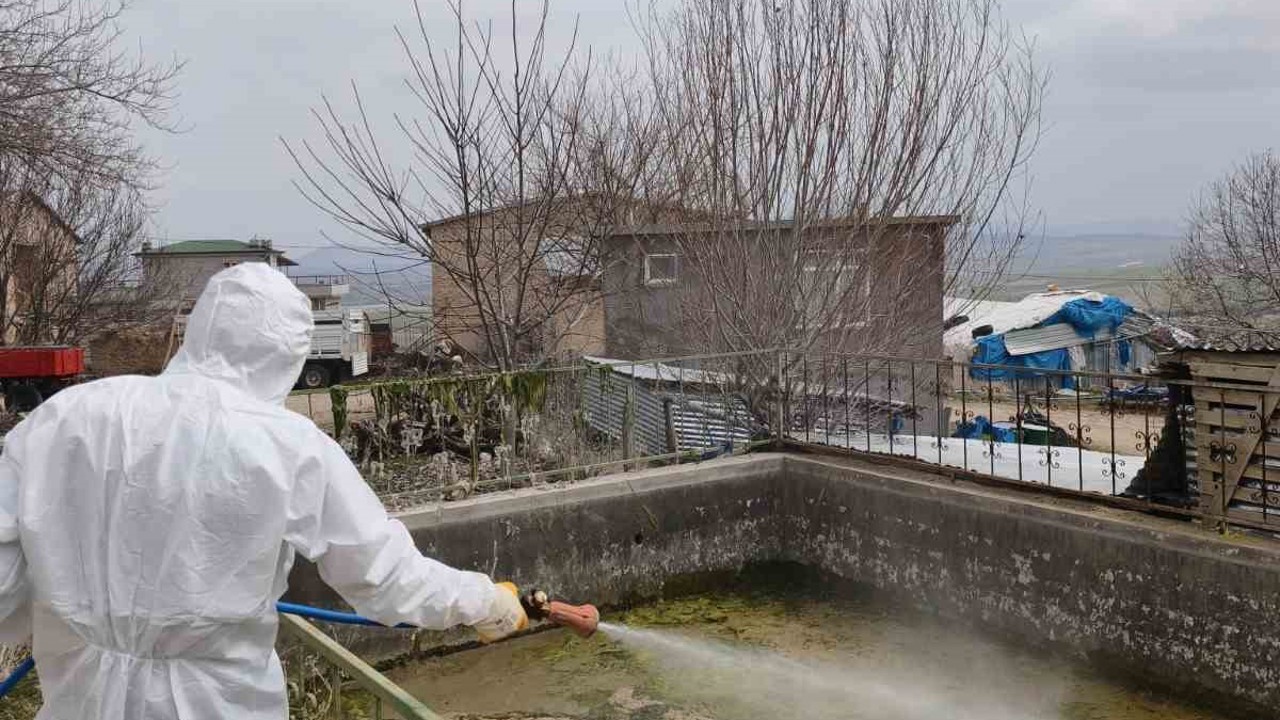 Elazığ’da larva ilaçlama çalışmaları başladı
