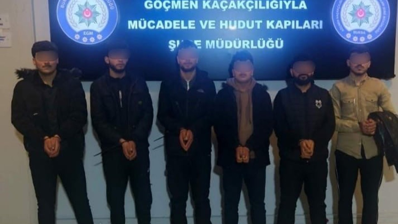 Bursa’da kaçak göçmen operasyonu: 17 yabancı uyruklu şahıs yakalandı
