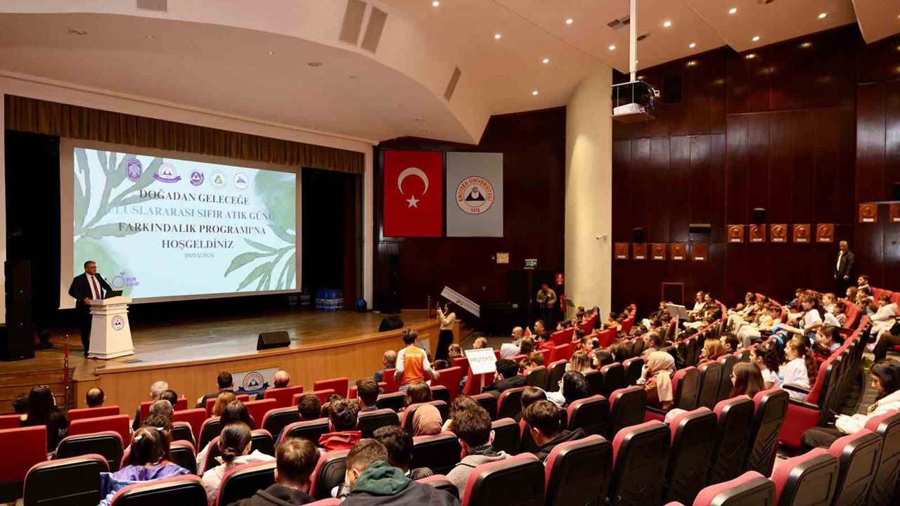 ERÜ’den Uluslararası Sıfır Atık Günü dolayısıyla farkındalık etkinliği
