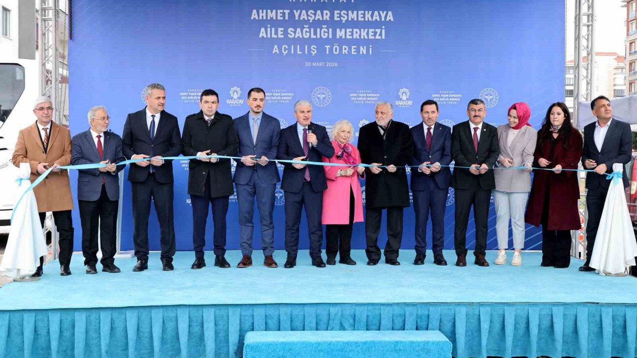 Karatay’ın sağlık altyapısı güçleniyor
