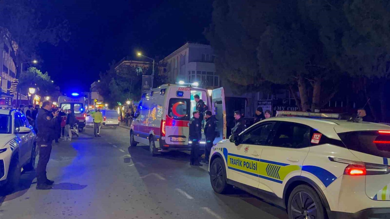 Tekirdağ’da iki motosiklet kafa kafaya çarpıştı: 2 yaralı
