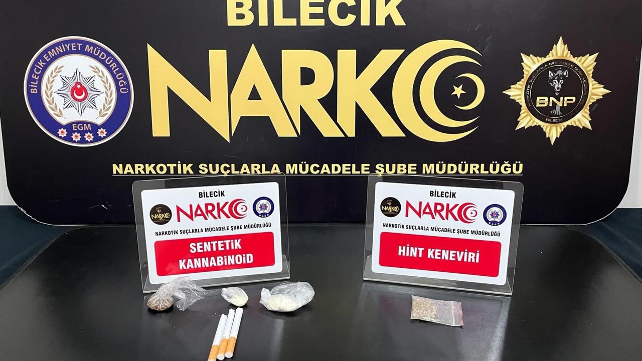 Bilecik’te bonzai ve kenevir tohumu ele geçirildi: 1 gözaltı
