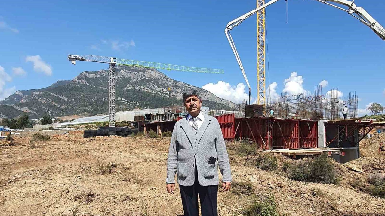 Anamur’da yapılacak caminin kıblesi yerinde belirlendi
