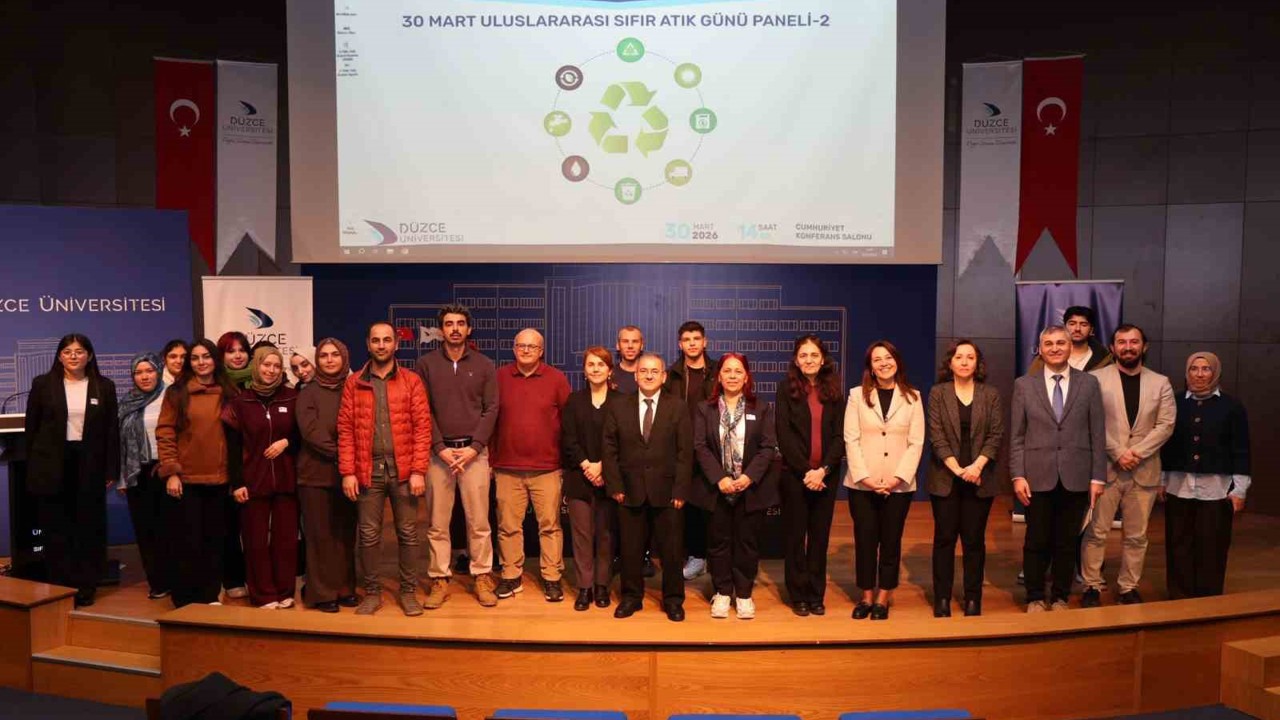 Düzce Üniversitesi’nde uluslararası sıfır atık günü paneli gerçekleştirildi
