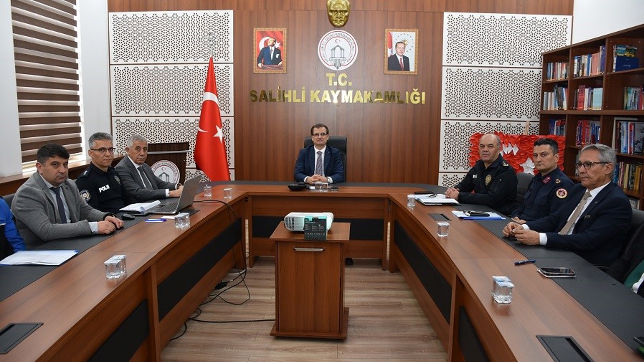 Salihli’de ‘Güvenlik ve Asayiş’ masaya yatırıldı
