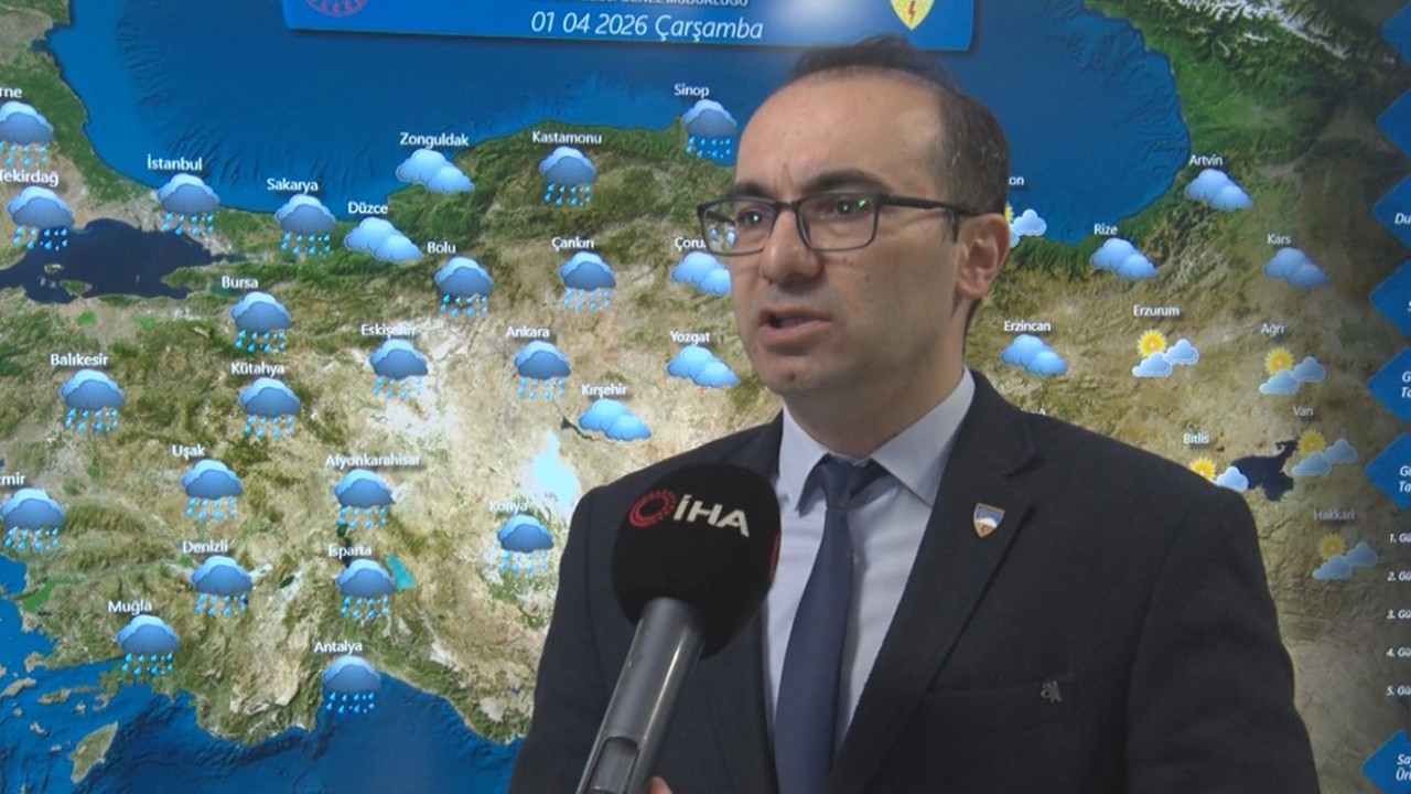 Hava tahmin uzmanı Çelik: "Hafta sonuna kadar ülkenin tamamında yağışlar bekliyoruz"
