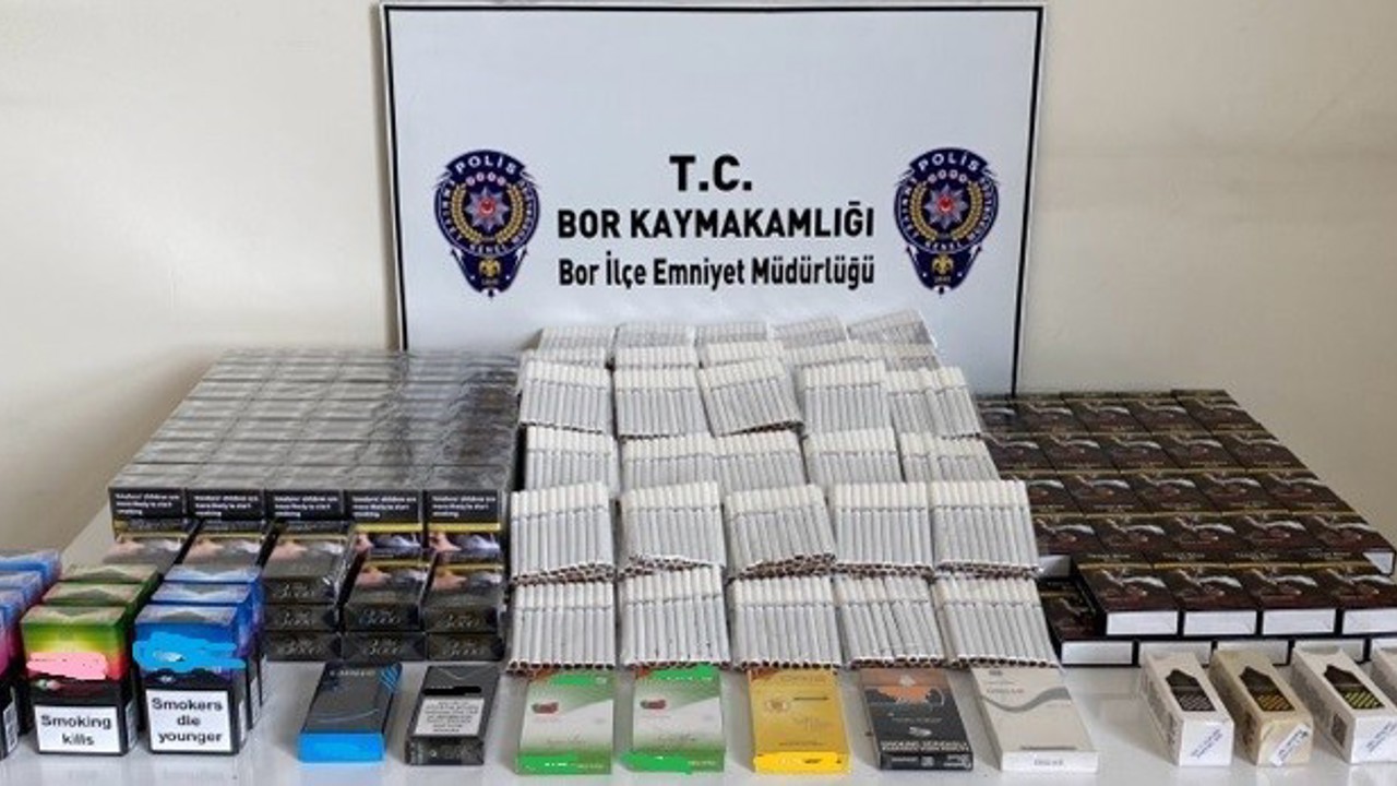 Niğde’de kaçak tütün operasyonu: 1 gözaltı
