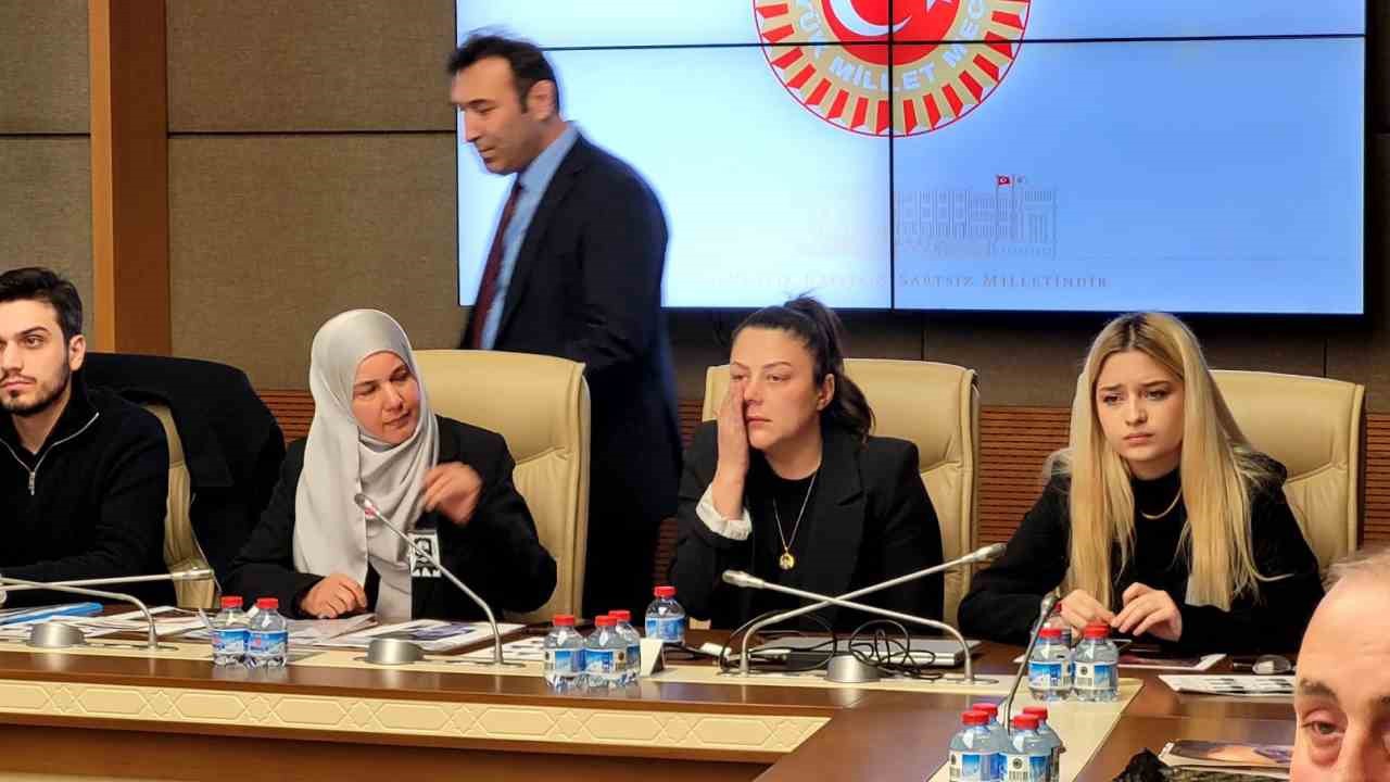 TBMM Suça Sürüklenen Çocuklara İlişkin Araştırma Komisyonu mağdur aileleri dinledi
