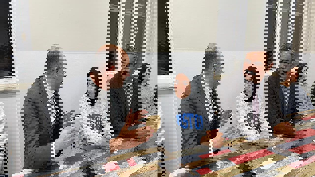 Kaymakam Sungur, Fen Lisesi Pansiyonunda Öğrencilerle Bir Araya Geldi