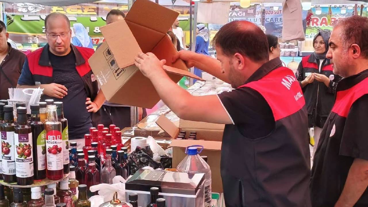 Yöresel Fuarda Yüzlerce Kilo Ürün İmha Edildi