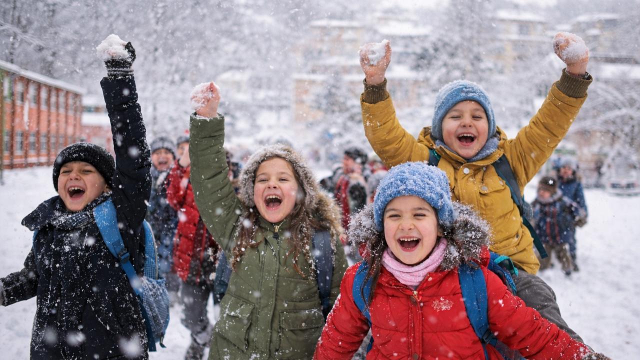 Malatya’da Kar Nedeniyle Eğitime 1 Gün Ara Verildi