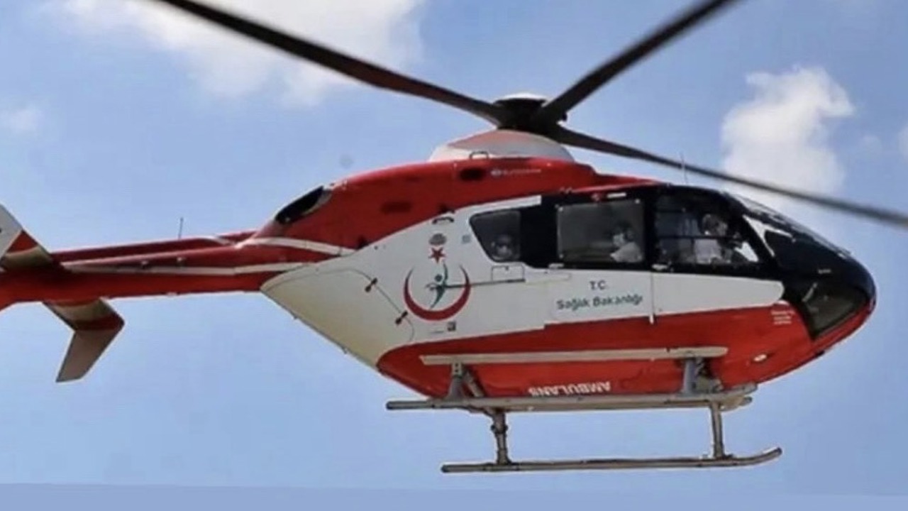 Kalp Krizi Geçiren Hasta Helikopter Ambulansla Malatya’ya Sevk Edildi
