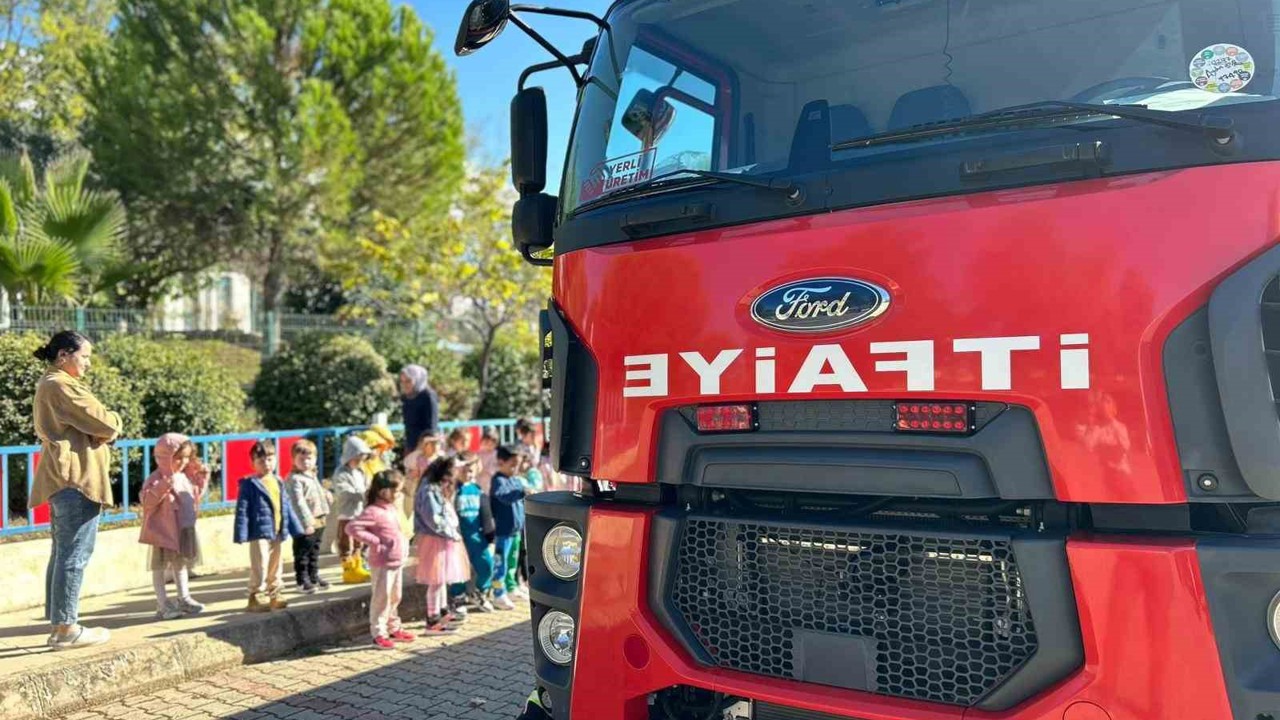 ADÜ Anaokulu’nda yangın güvenliği eğitimi
