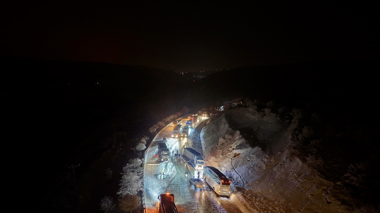 Adıyaman–Malatya Yolu Trafiğe Kapandı