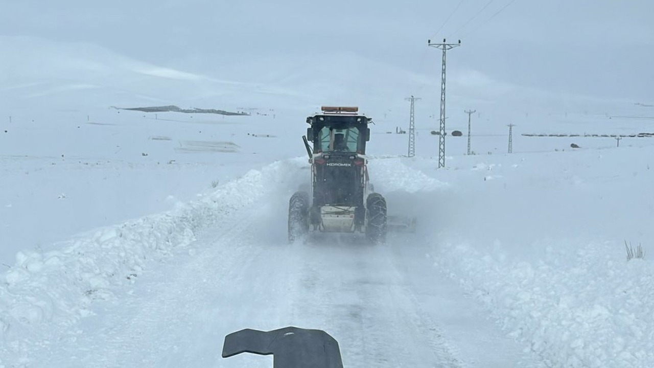 Malatya’da Kar Kalınlığı 110 Santimetreye Ulaştı