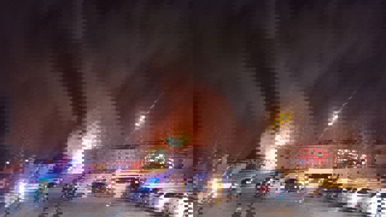 İşçilerin Kaldığı Konteynerde Yangın