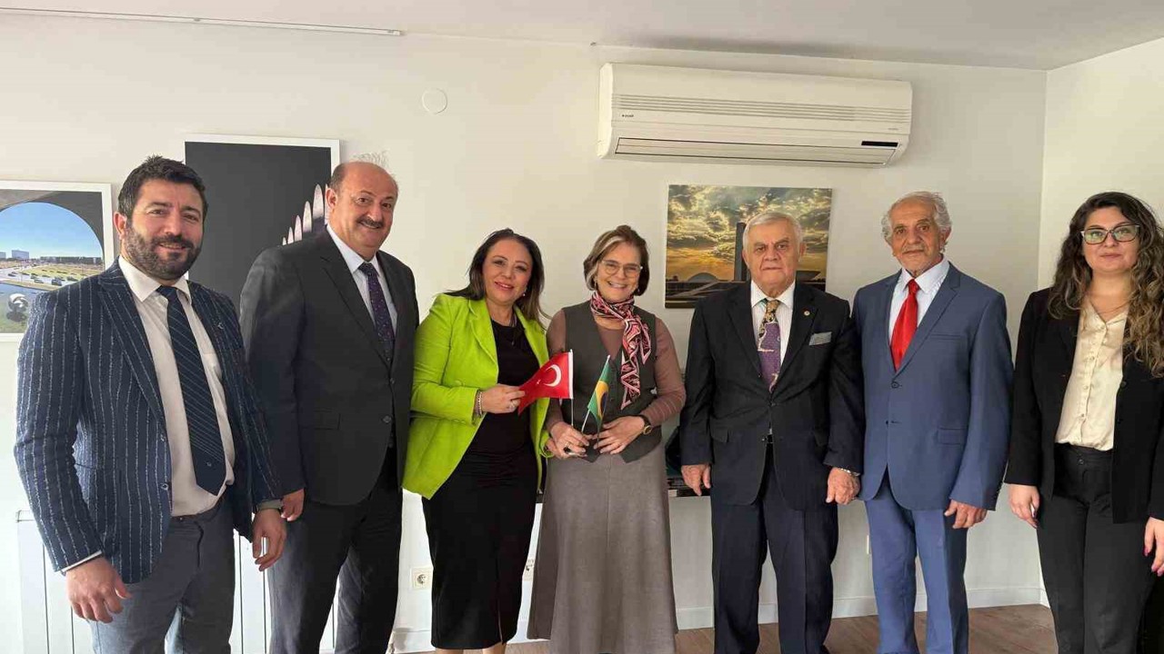 SATKOF’tan Brezilya Büyükelçiliği ile sağlık diplomasisinde sürdürülebilir iş birliği adımları
