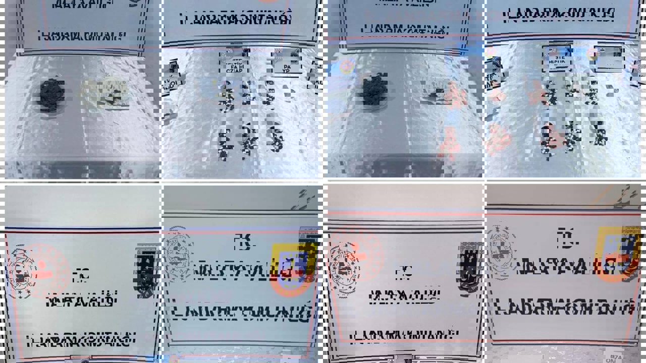 Malatya’da Narkotik Operasyonu: Çok Sayıda Uyuşturucu Madde Ele Geçirildi