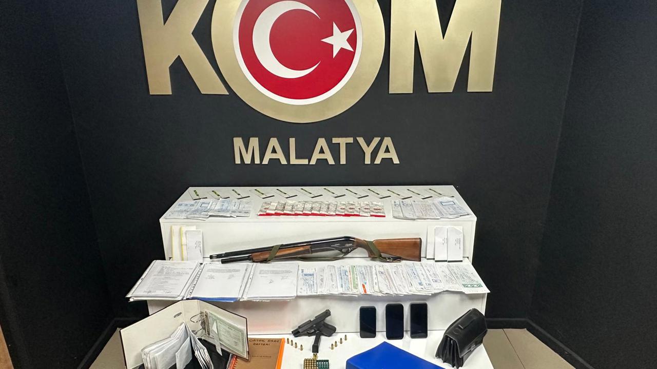 Malatya’da Tefecilere Büyük Darbe: 3 Şüpheli Tutuklandı