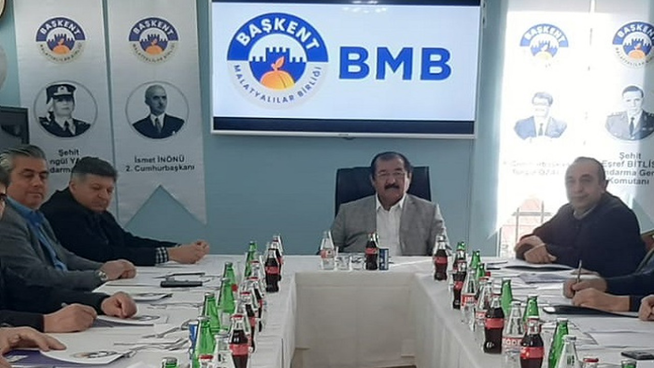 Başkent Malatyalılar Birliği’nden Malatya İçin Birlik ve Dayanışma Mesajı