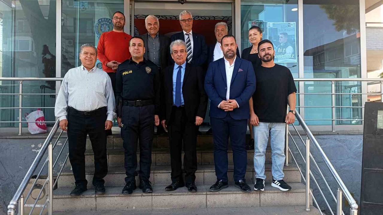 Sökeli gazeteciler, Emniyet Müdürü Çetinkaya ile görüştü
