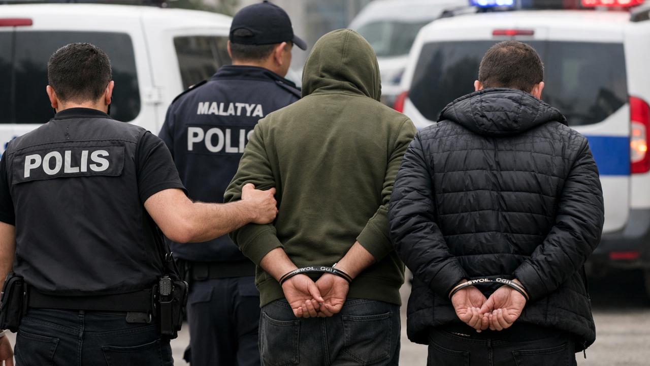 Malatya’da Aranan 3 Firari Hükümlü Kıskıvrak Yakalandı