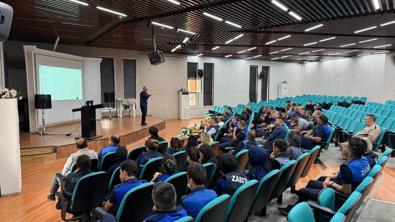 Zabıta personeline "İletişim Becerileri ve Öfke Kontrolü Eğitimi" verildi
