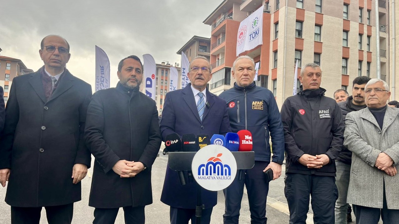 Malatya Valisi Seddar Yavuz, 6 Şubat depremlerinin 3. yıl dönümü dolayısıyla Yeş