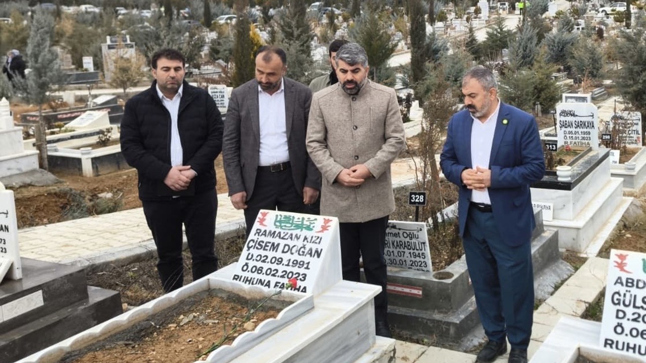 HÜDA-PAR Mersin Milletvekili Faruk Dinç, 6 Şubat depremlerinin 3. yıl dönümünde 