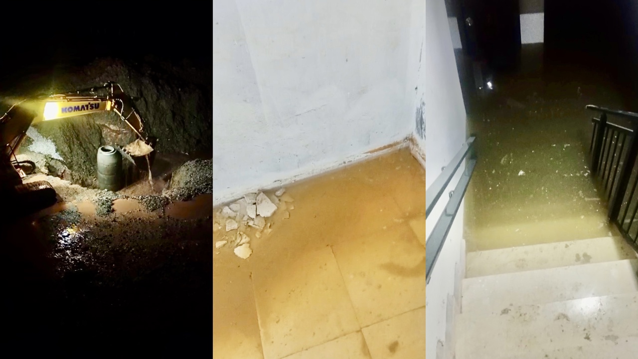 TOKİ 2. Etap’ta Bodrum Katları Su Bastı, Vatandaşlar Tepkili