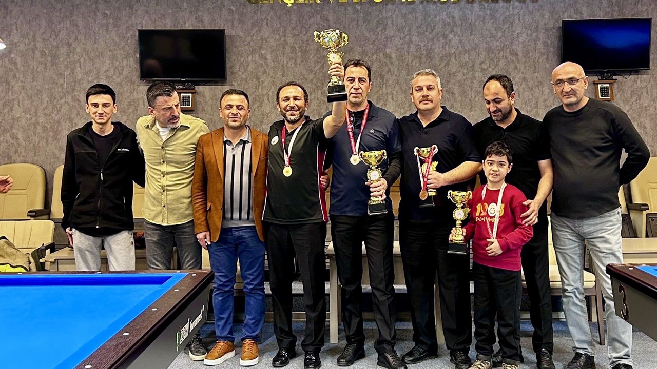 Bilardo Üç Band İl Şampiyonası Yapıldı