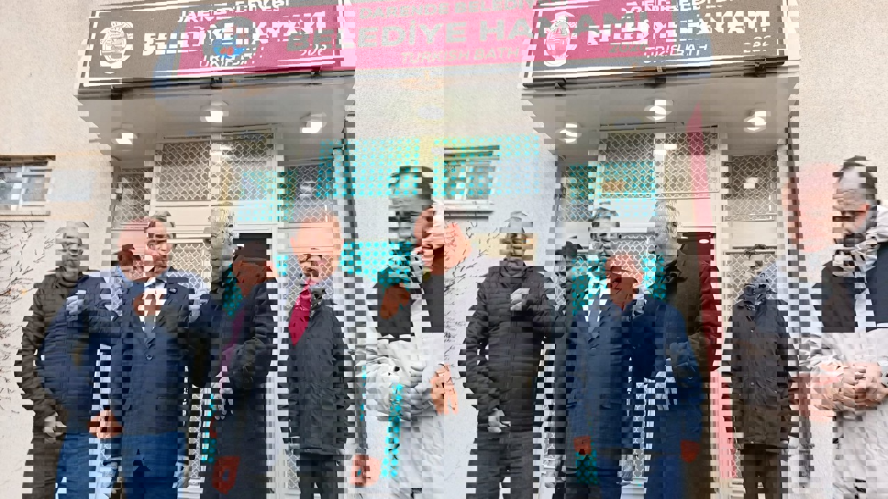 Darende’de Öğretmenevi Altındaki Hamam Yeniden Hizmete Açıldı