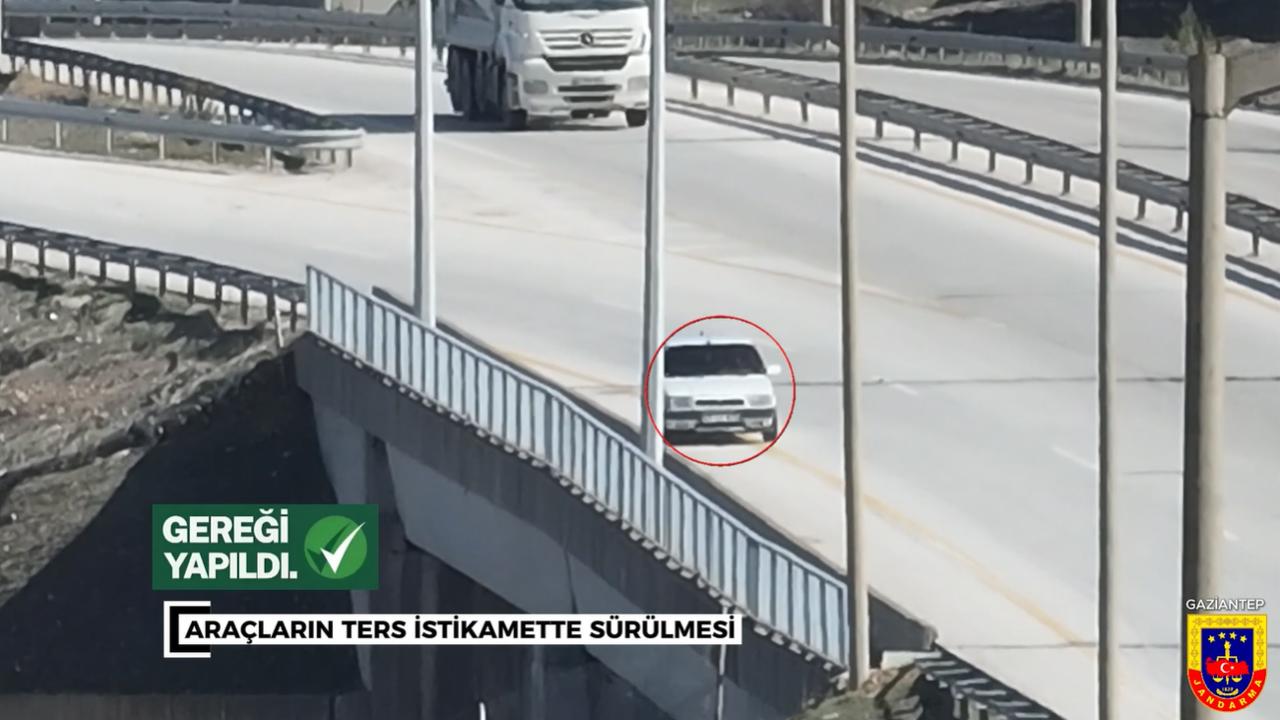 Gaziantep’te Dron Destekli Otoyol Denetimi