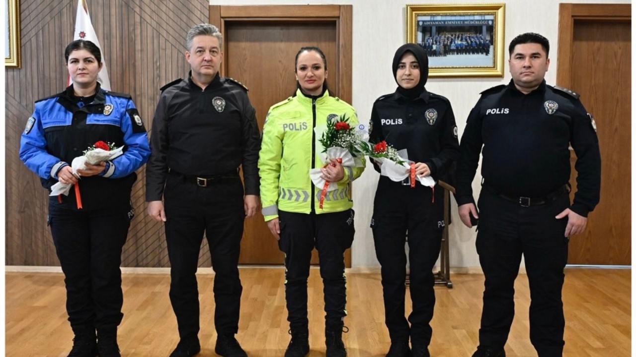 Adıyaman Emniyet’te Kadınlar Günü Kutlaması
