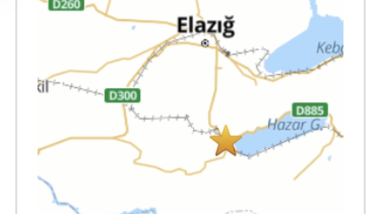 Sivrice’de 4,3 büyüklüğünde deprem meydana geldi, Malatya’da da hissedildi