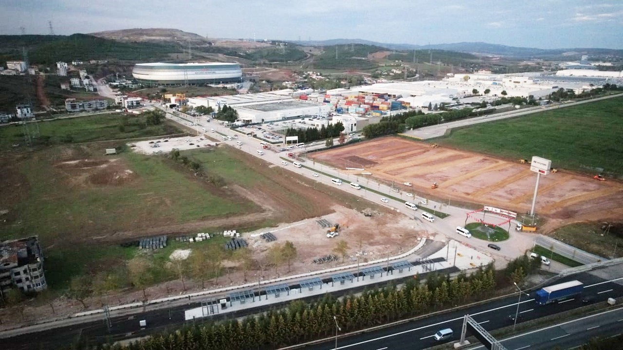 Milli maç için 220 dönümlük dev organizasyon alanı hazır

