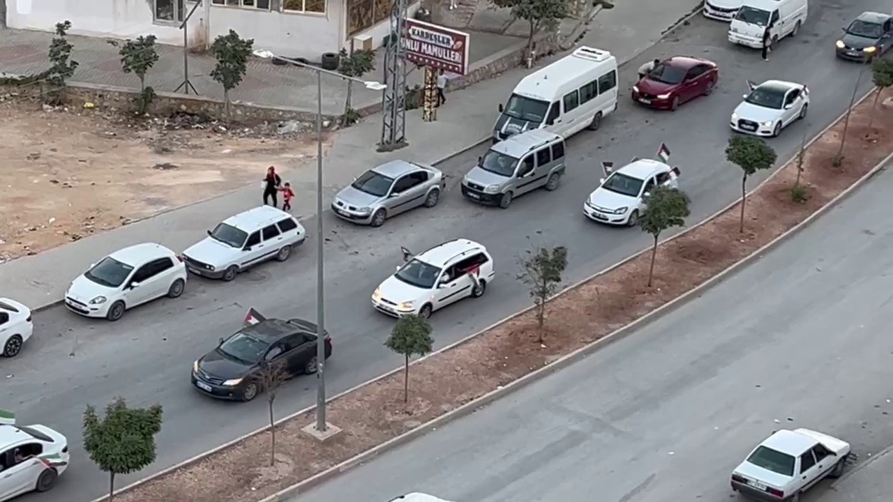 Besni’de Gazze’ye destek konvoyu düzenlendi
