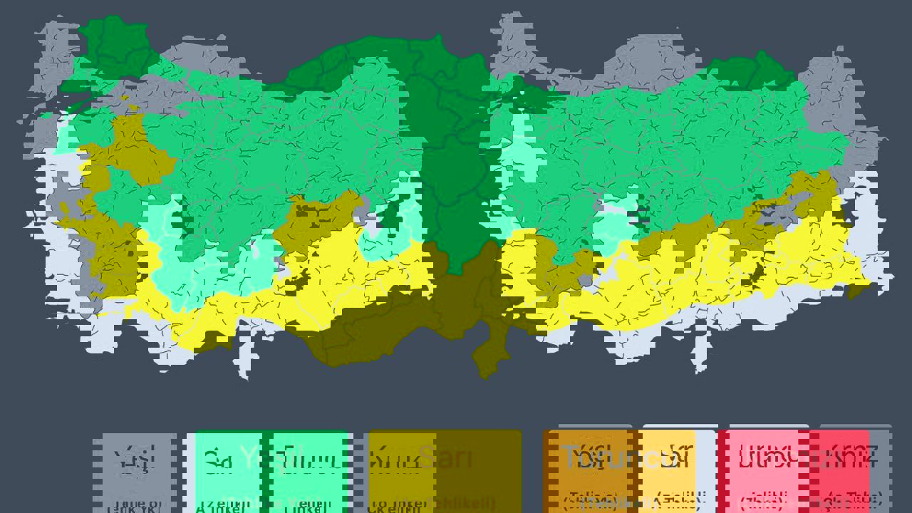 Meteoroloji’den Kuvvetli Yağış Ve Toz Taşınımı Uyarısı