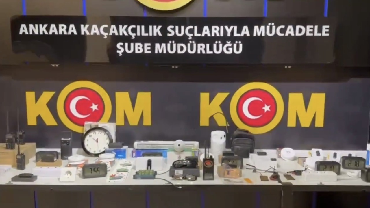 İnternetten Satışı Yapılan Dinleme Ve Görüntü Alma Cihazları Ele Geçirildi